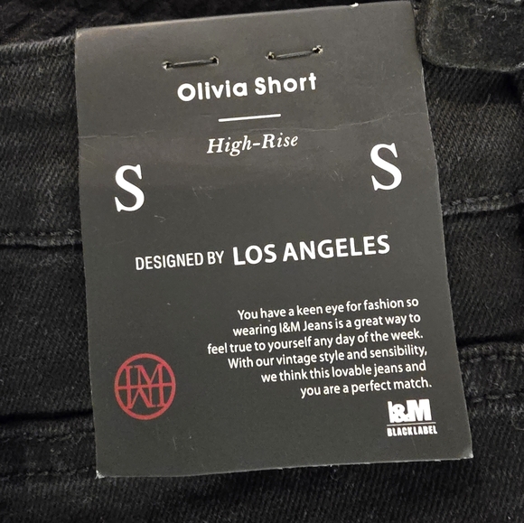 Black Label - (NWT) Olive Short High-Rise Distressed Shorts With Pockets - Picture 4 of 6